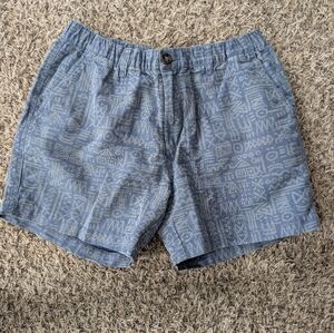 Chubbies Mens Aztecs Print Shorts - Blue - Medium